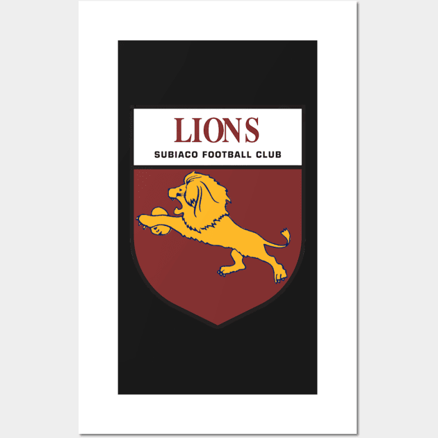 Subiaco football club | AFL australian football Wall Art by euror-design